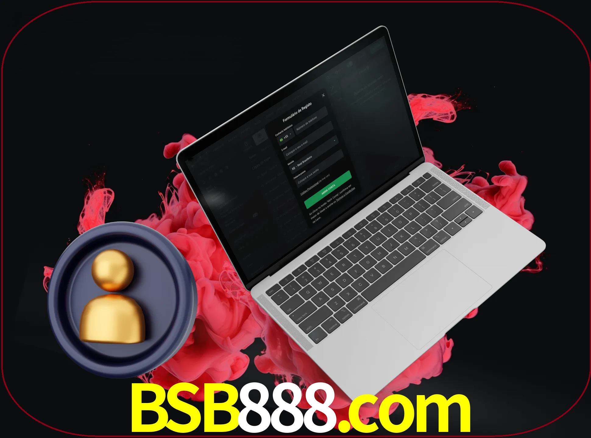 No cabeçalho do site bsb888, clique no botão que o levará a um formulário especial onde terá de introduzir as suas informações actuais.