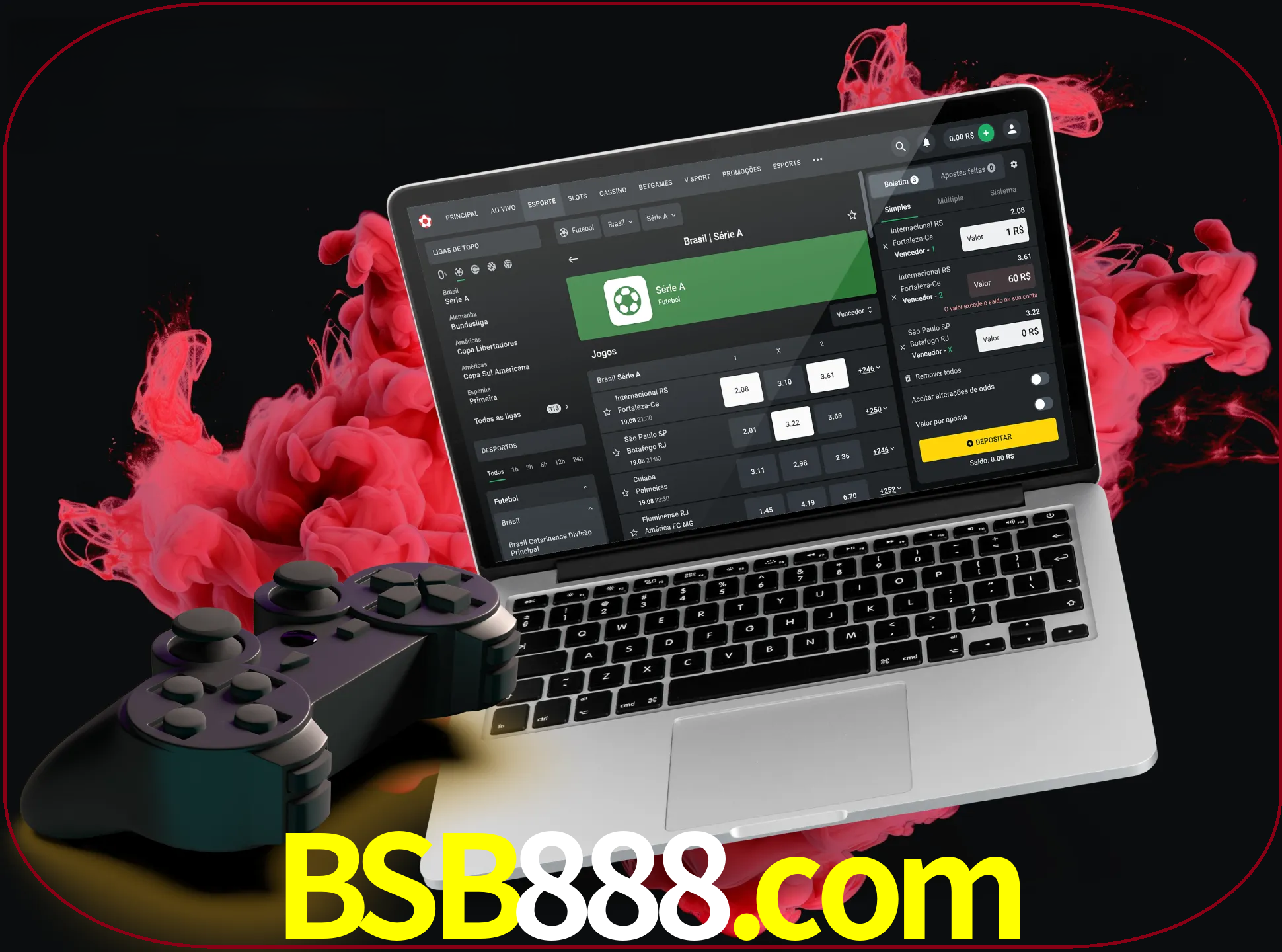 Visite a secção especial de jogos de vídeo em bsb888 para descobrir em que jogos pode apostar e ganhar muito dinheiro.