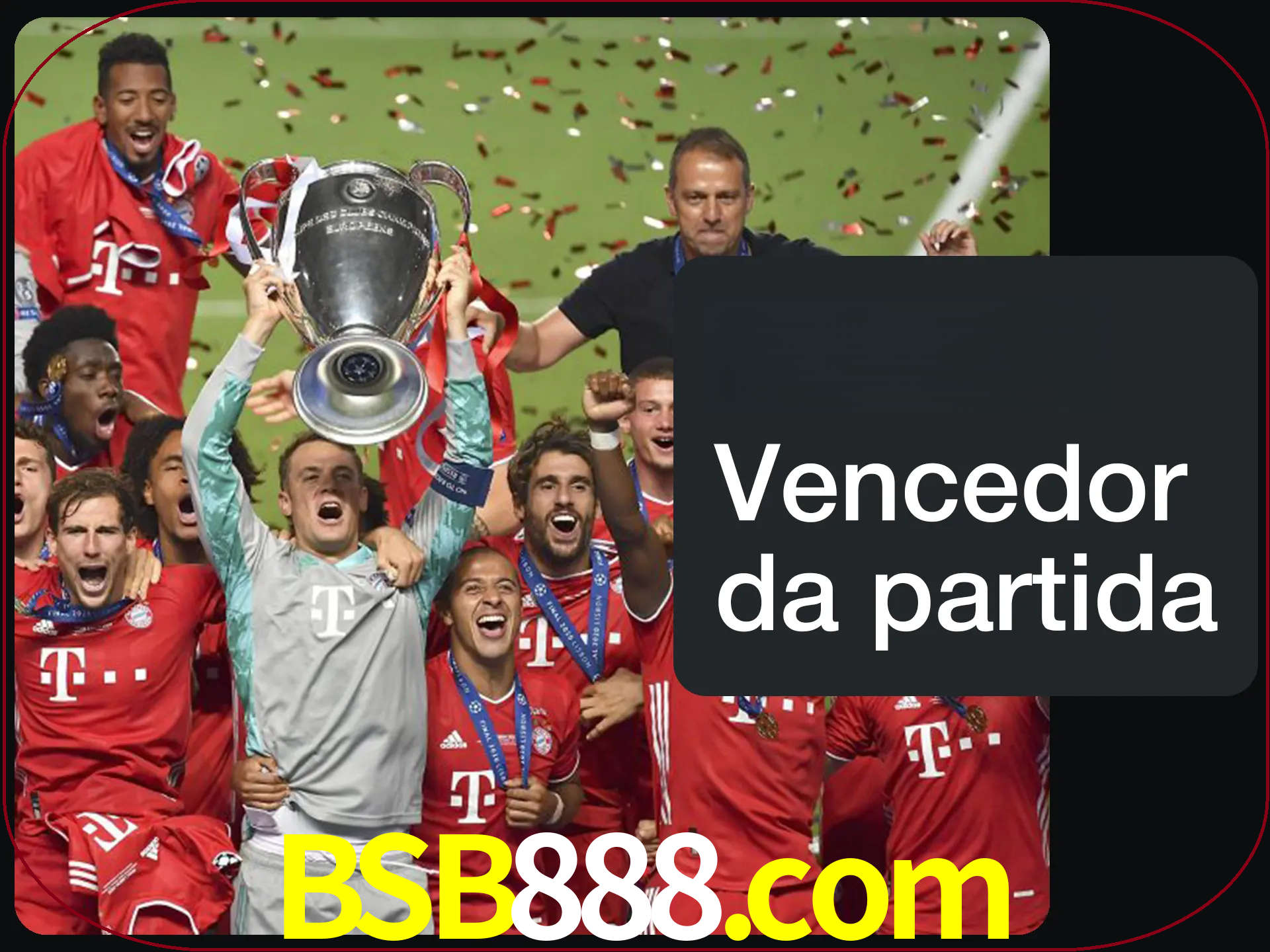 Aposte no vencedor e ganhe uma grande quantia de dinheiro.