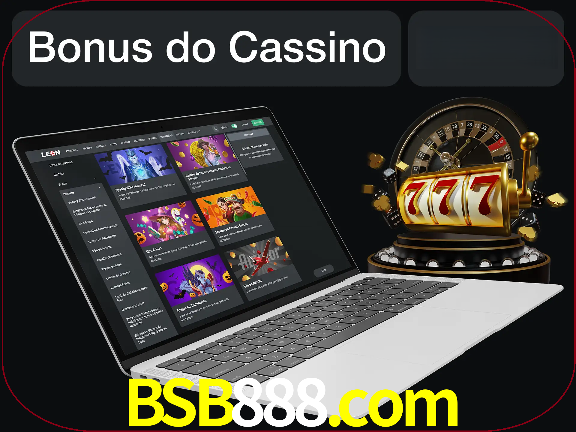 Use o bônus do cassino para começar melhor.