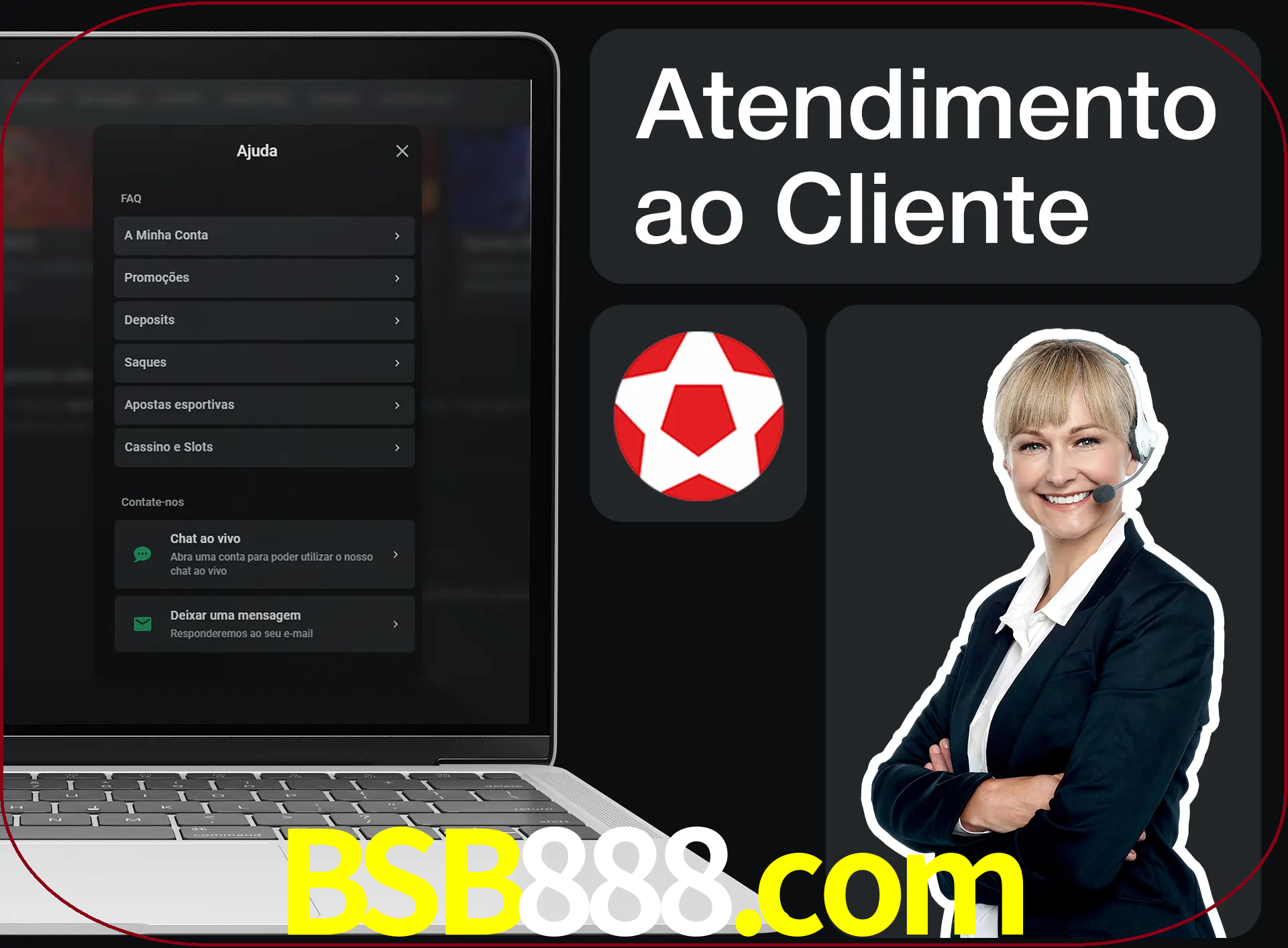 Você pode pedir nosso apoio para ajudar.
