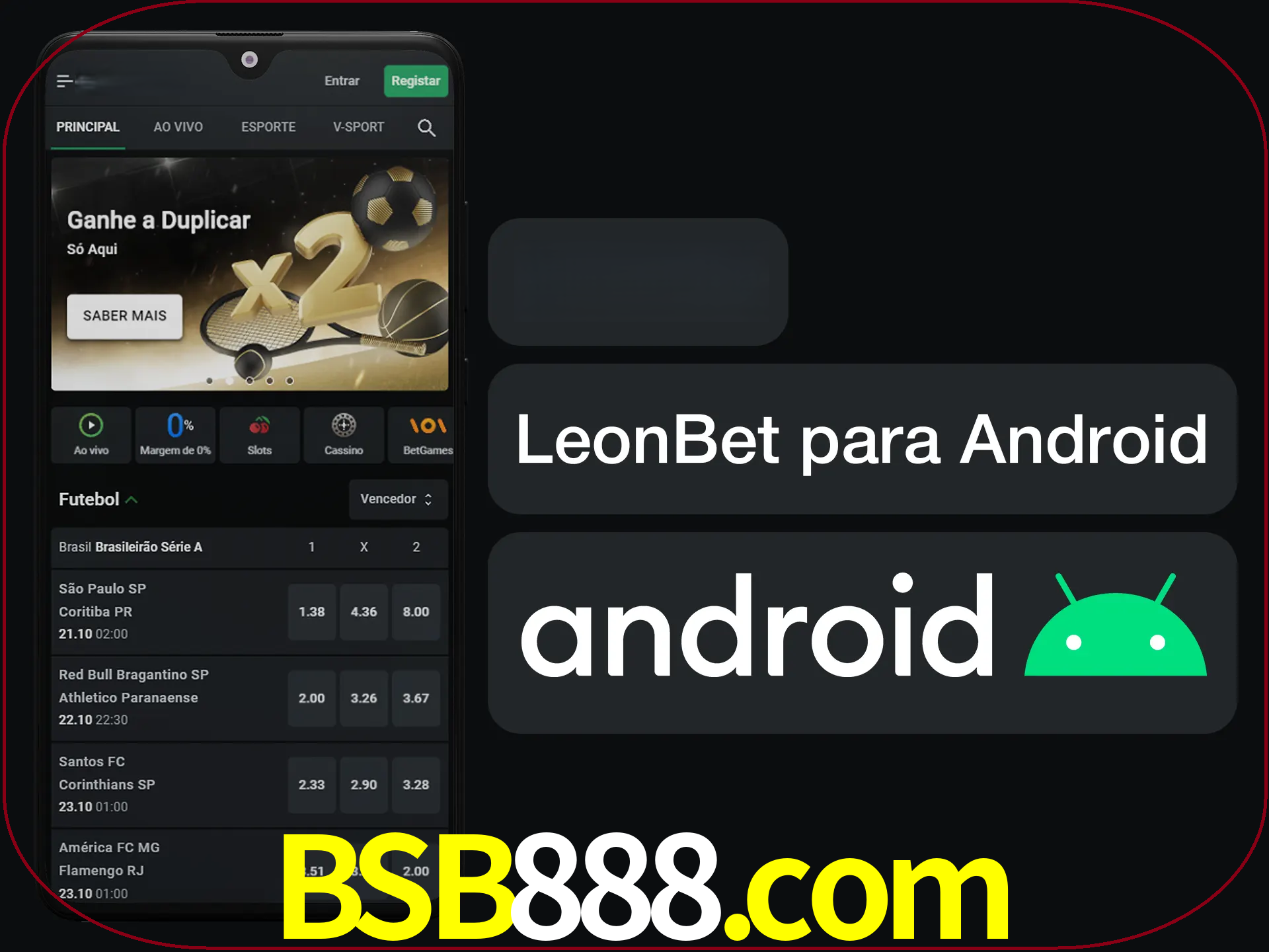 Adquira sua versão poket de LeonBet.